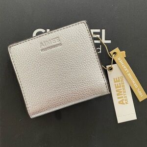 Aimee Kestenberg Silver Leather Wallet